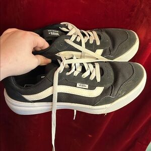 Vans Black and White Range EXP Low-Top Sneakers